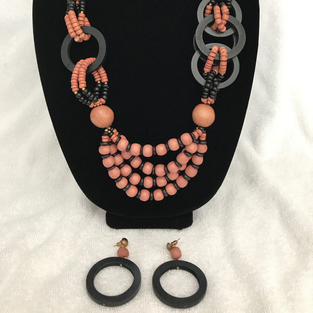 💰💰💰 SOLD African Caribbean Necklace Earrings